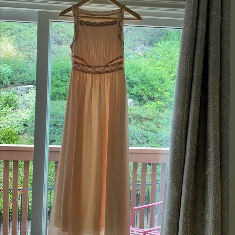 Pinky orange color night gown